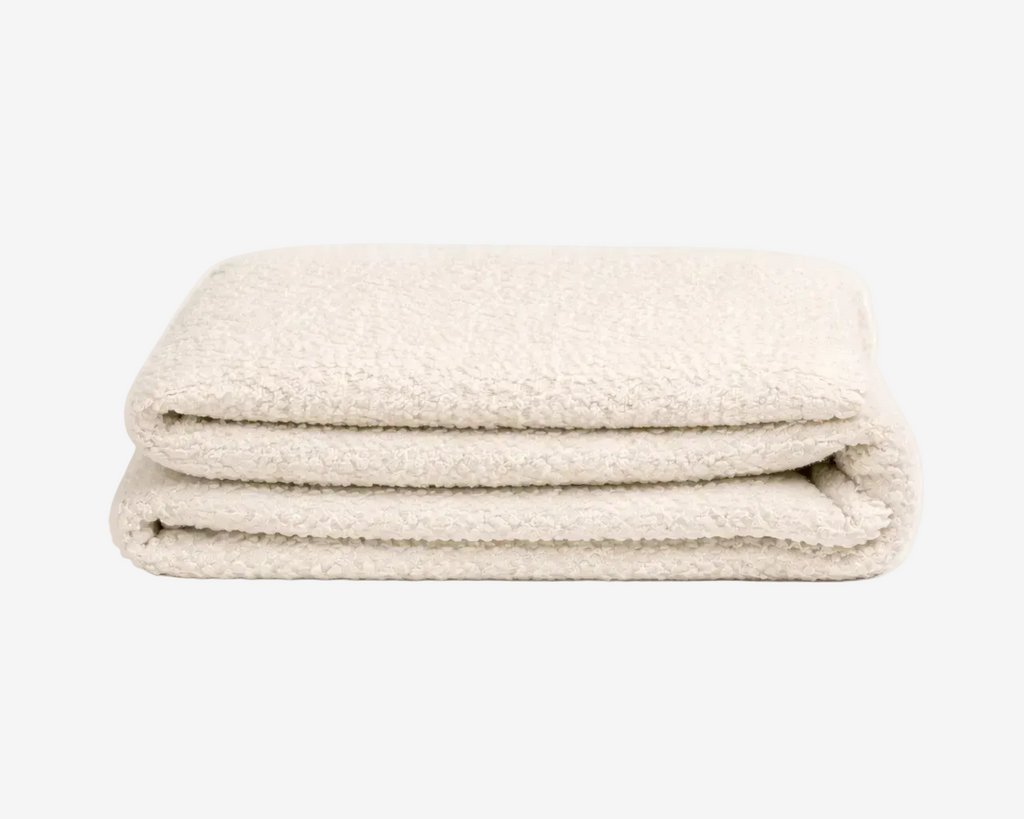 Bouclé Losse Hoes - Beige - Met Naam