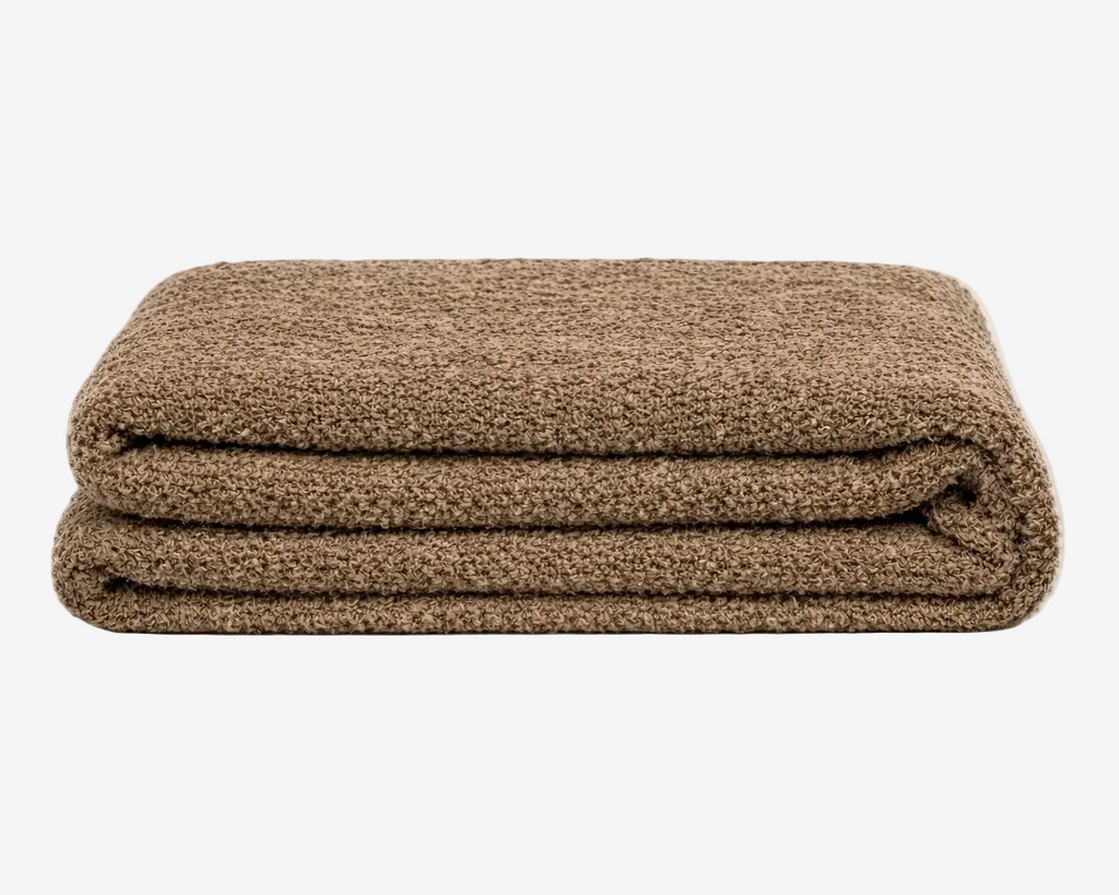 Bouclé Losse Hoes - Bruin - Met Naam