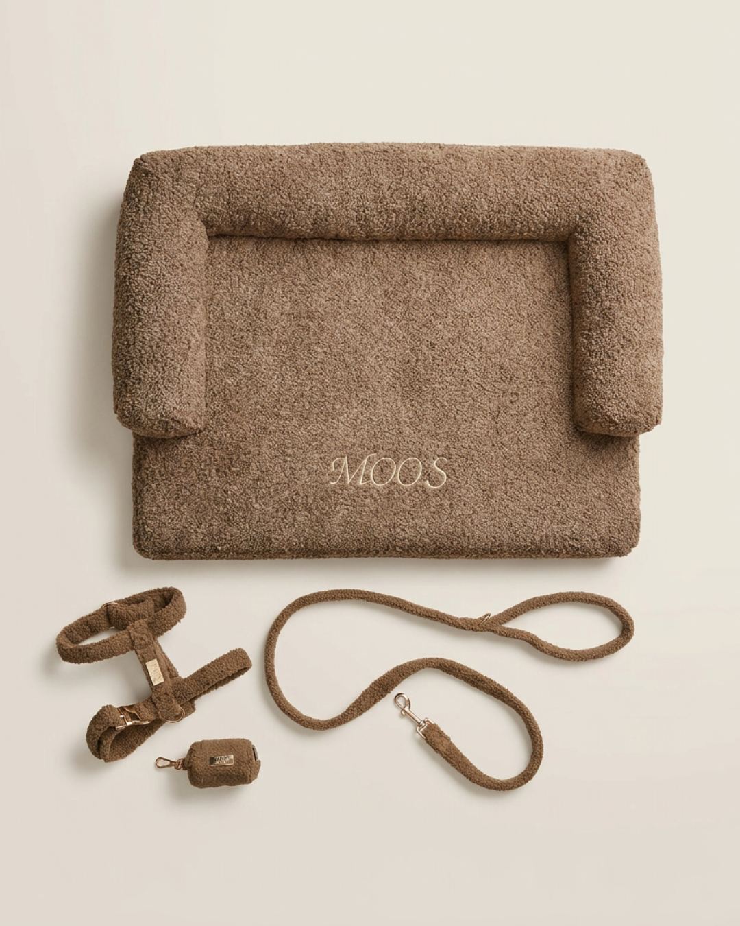 Bouclé Puppypakket Bruin + gratis DOG MOM shopper