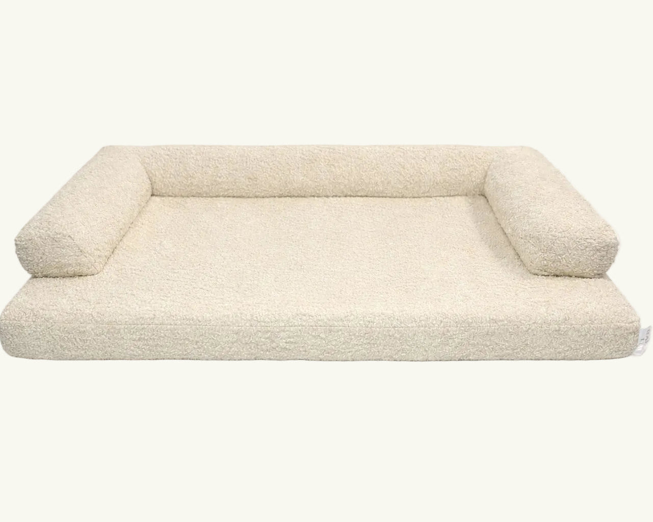 Bouclé Hondenmand Beige