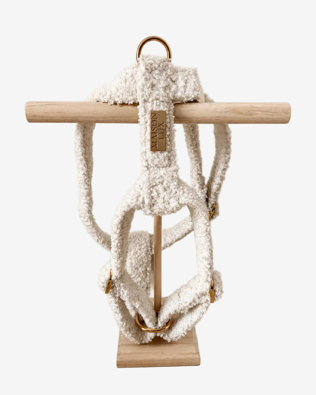 Bouclé Y-Harnas Wit
