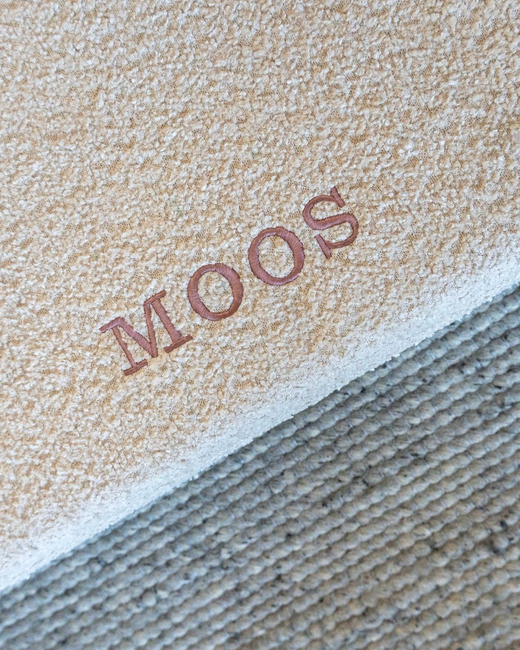 Bouclé Hondenmand Beige - Met Naam