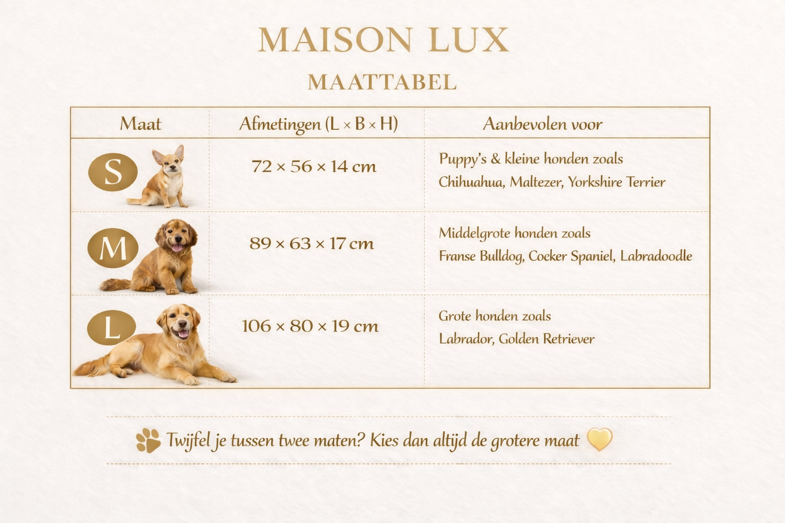 Bouclé Hondenmand Beige